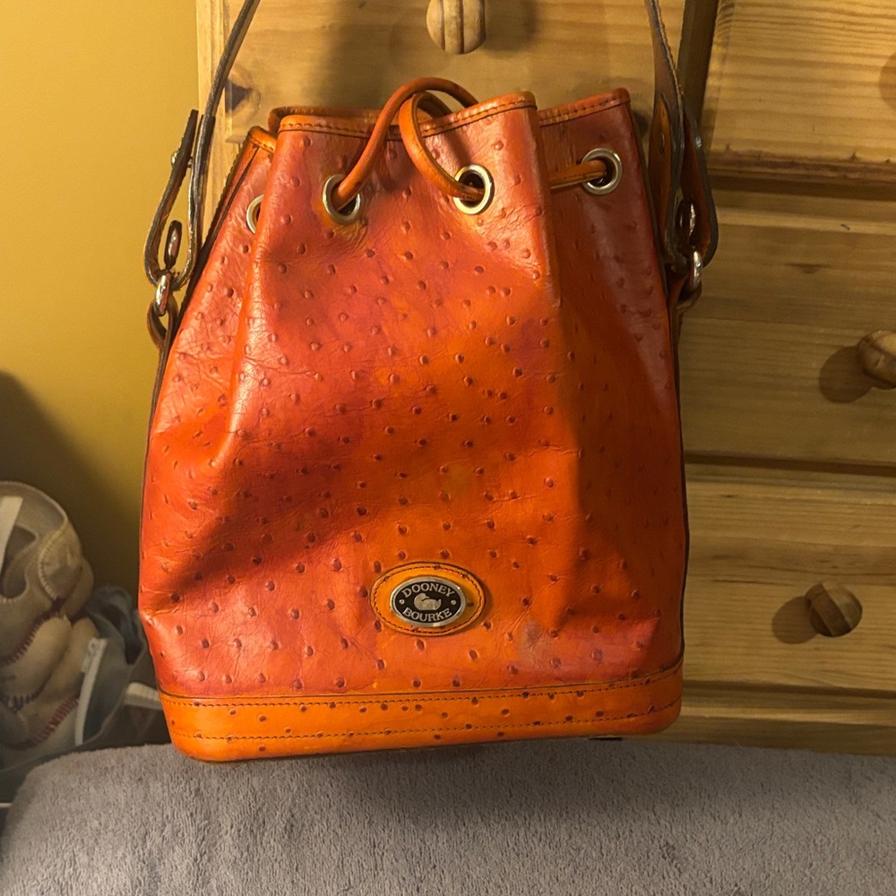 Dooney & Bourke Vibrant Orange Shoulder Bag